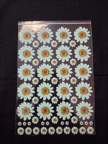 Uv Sticker White Daisy