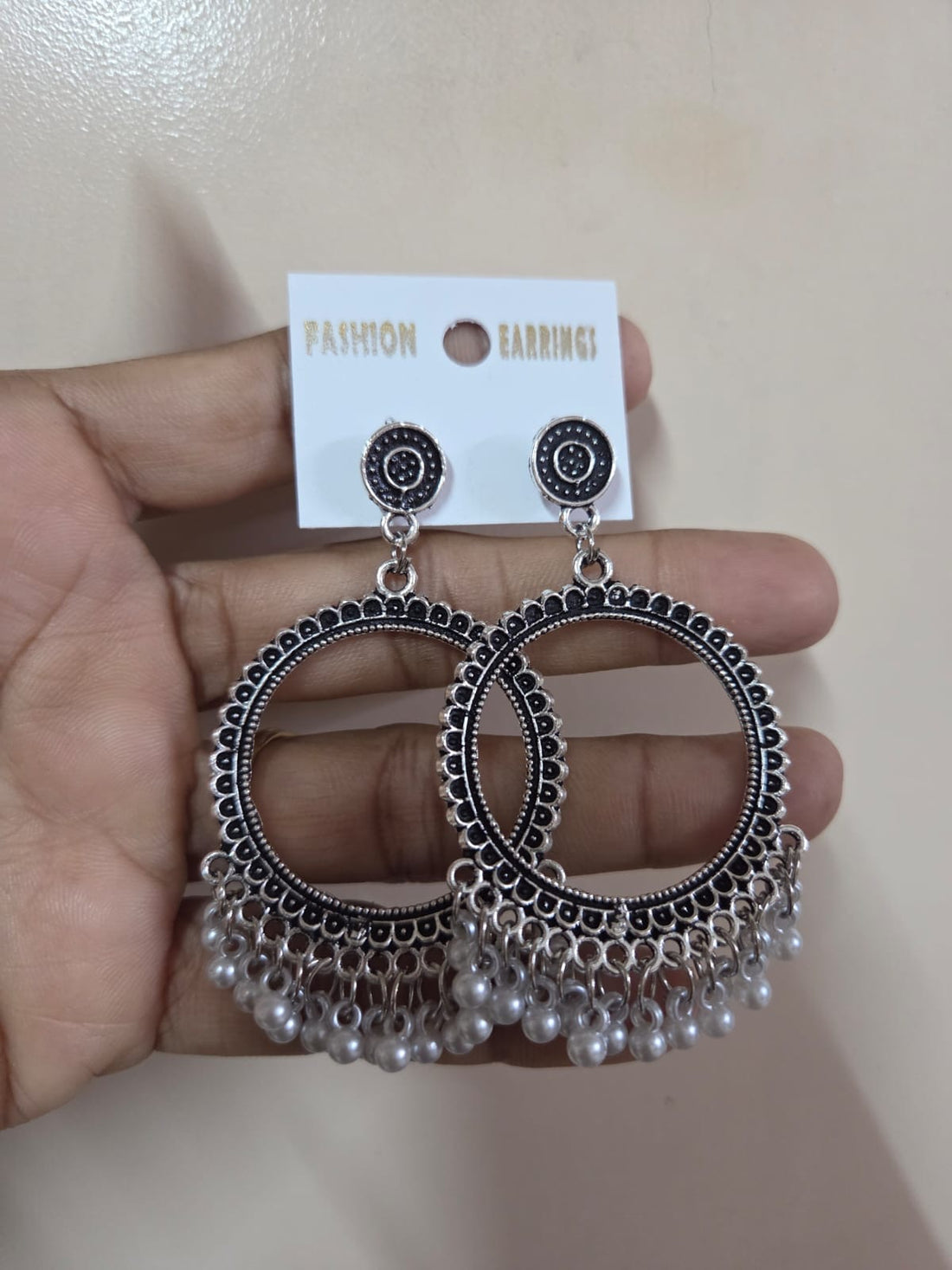 Jhumka with Small Beads