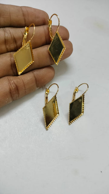 Small Earring Base For Resin