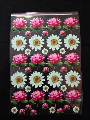 Uv Sticker Mix Flower