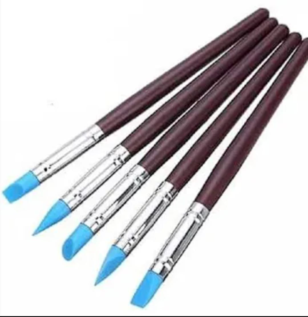 5 pieces silicone brush set Resin tools
