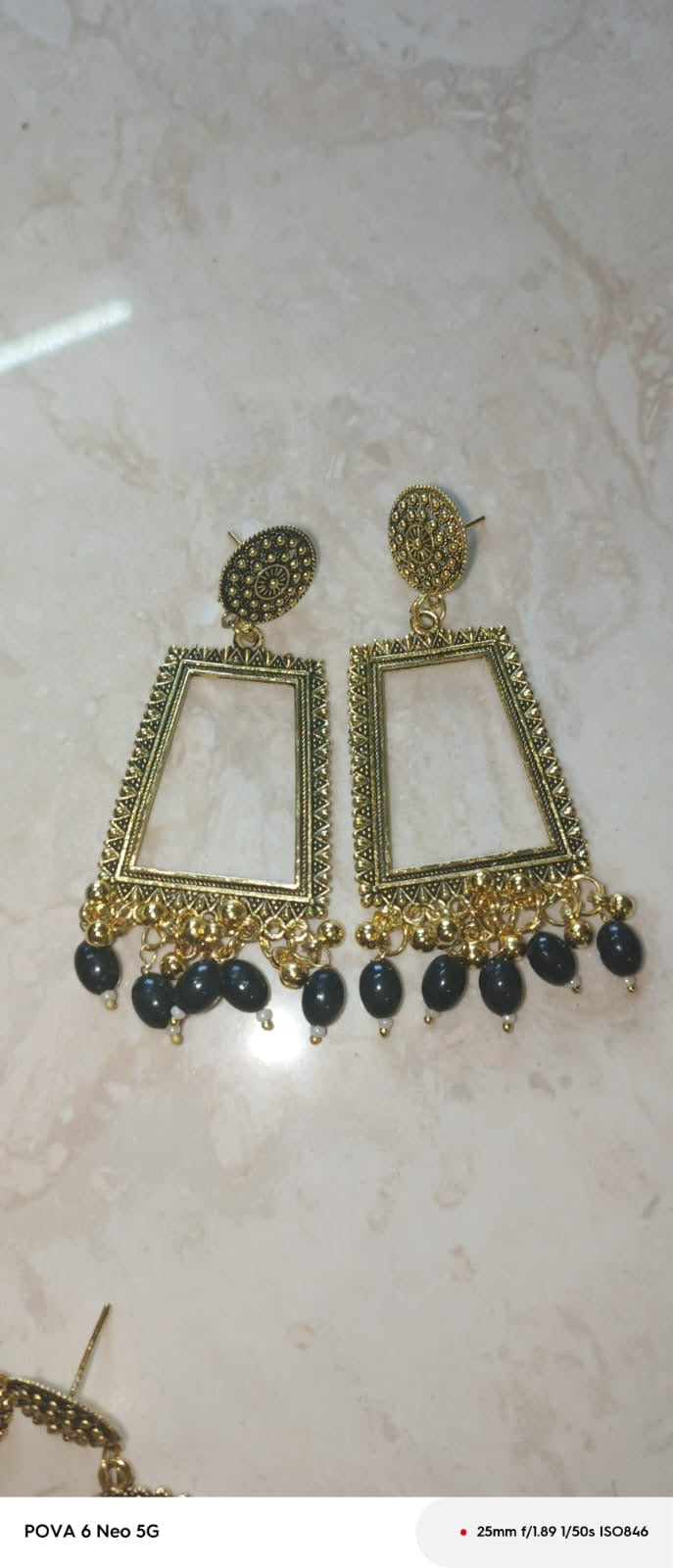 Beads jhumka for resin