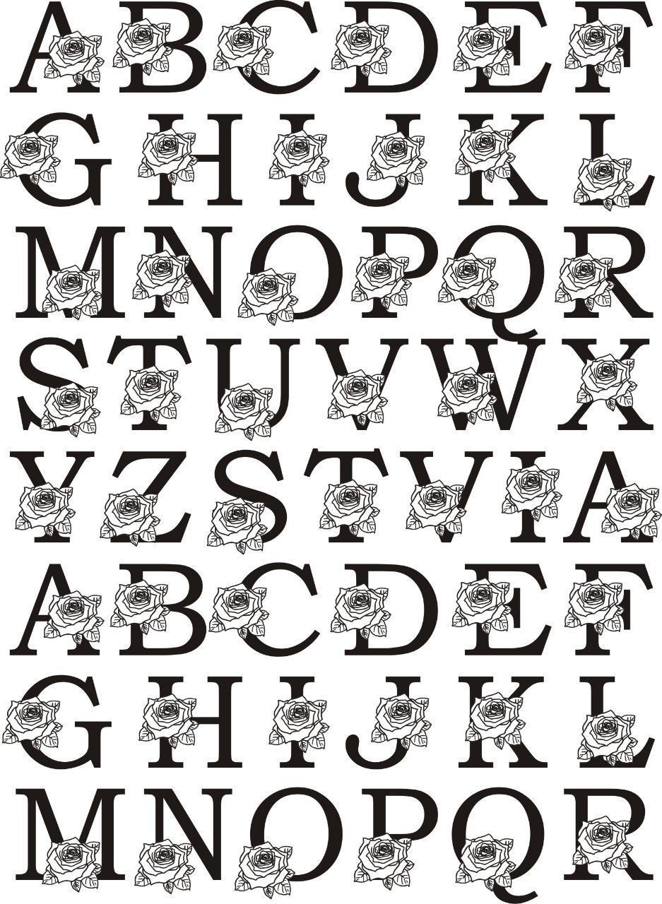 alphabet Insert sheet