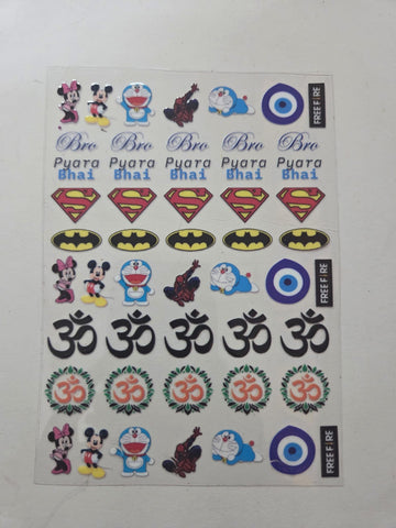 Uv Sticker rakhi design