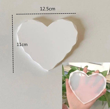 Diamond cut heart mould
