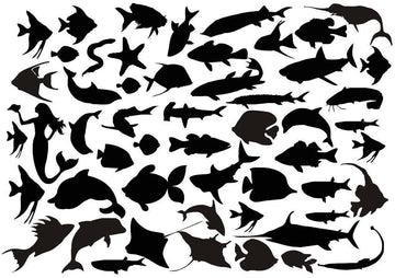 Fish Silhouettes Insert sheet