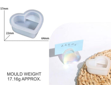Heart card holder mould