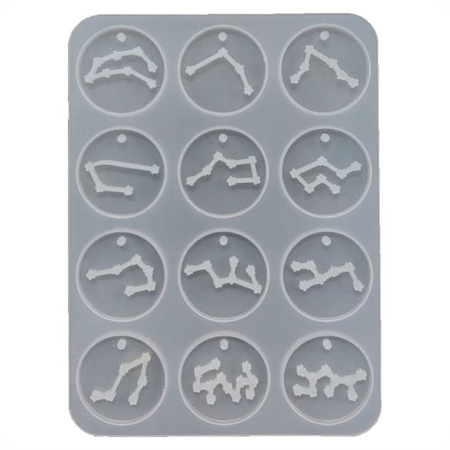 Zodiac sign round Jewelry mould