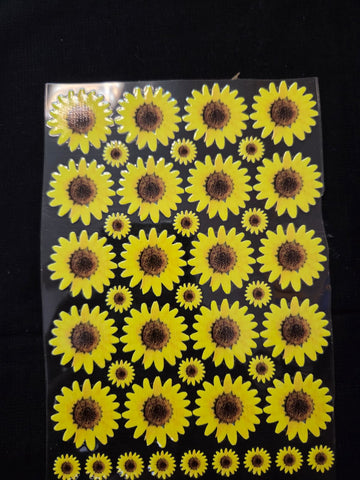 Uv Sticker yellow Daisy