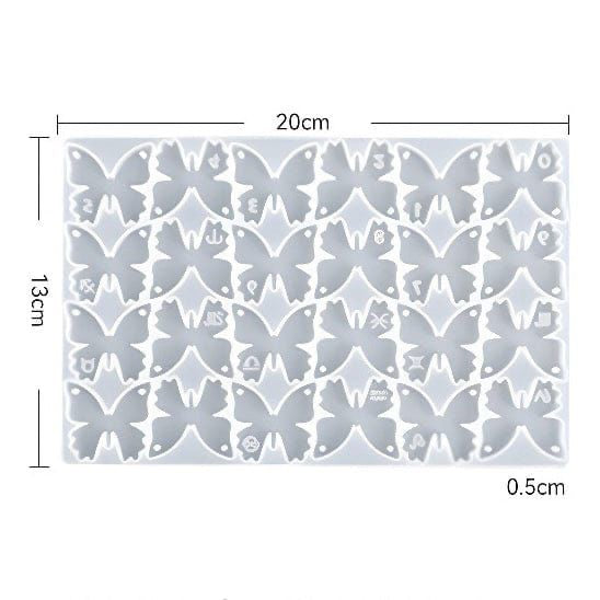 24 cavities butterfly mould