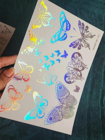 Butterfly Holographic Stikckers