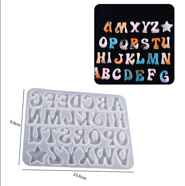 Funky alphabet mould