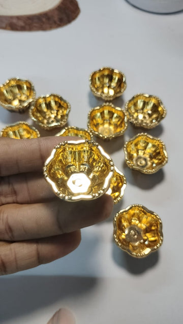 Golden Katori for Pooja plate