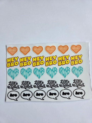 Uv Sticker Rakhi Design