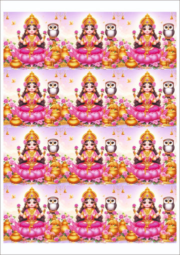 Laxmi Mata Resin color sticker
