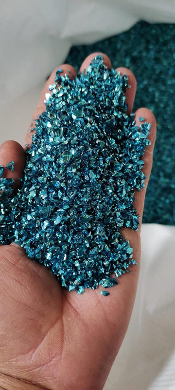 Electroplated Blue Chunks