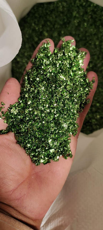 Electroplated Green Chunks