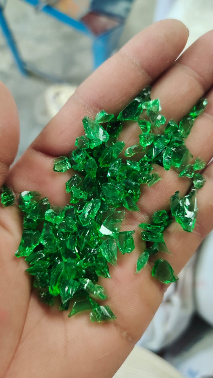 Green Glass Stone