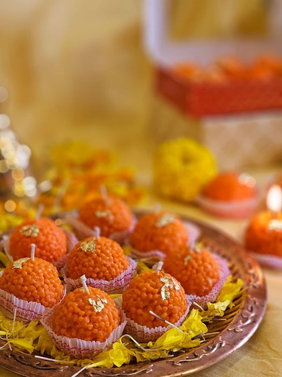Motichur Laddu Candle Mould - Mithai Mould