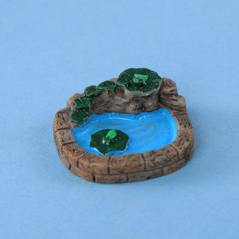 Small lotus  pond  miniature