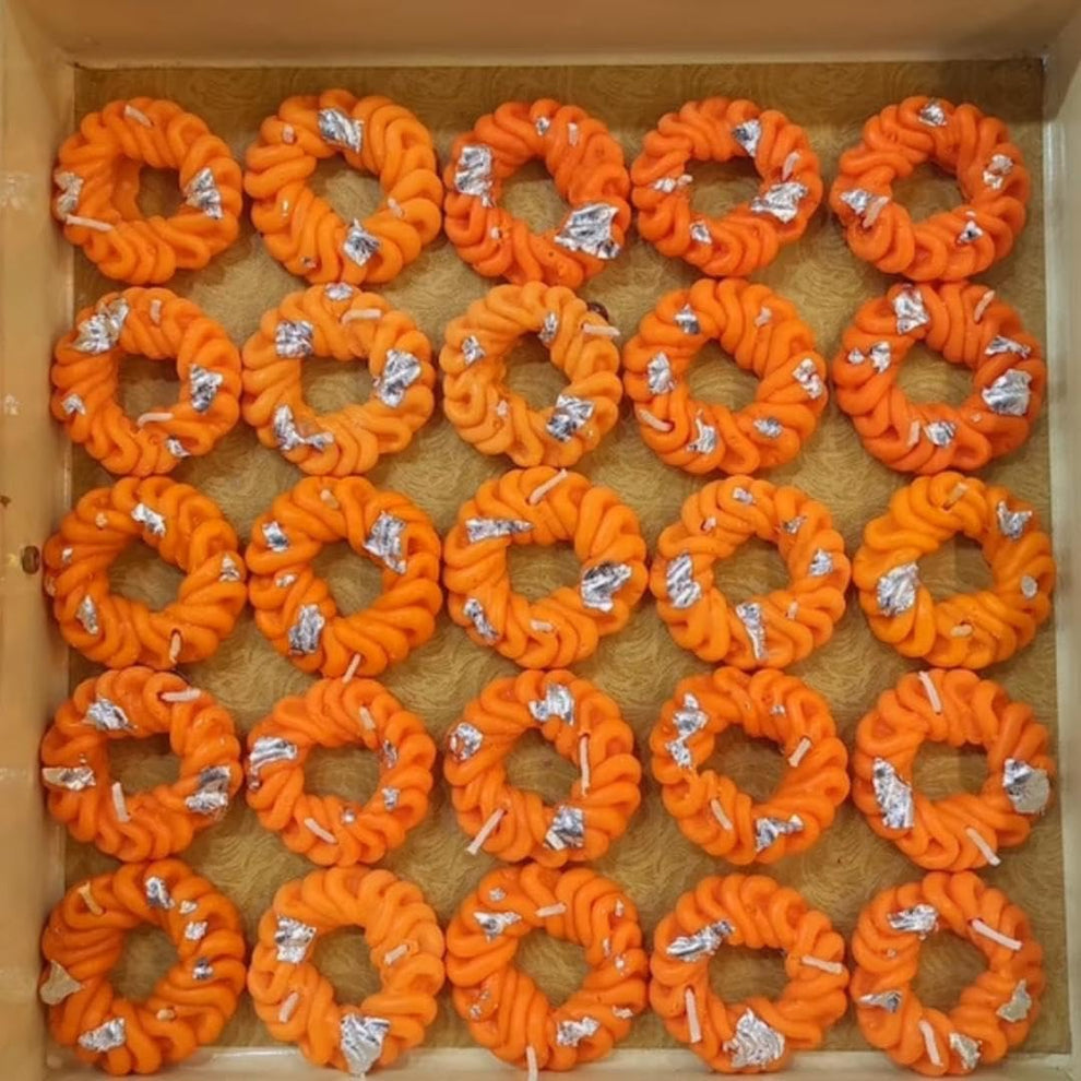 Imarti shape candle mould