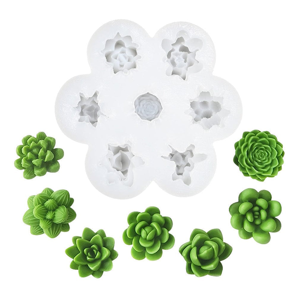 9 Cavity 3D flower Or Candle Mould
