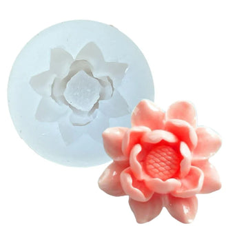 3D Lotus Flower Candle Mould
