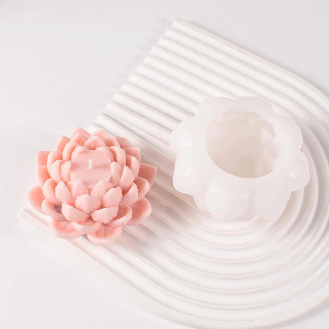3D Flower Candle Mould