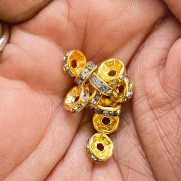 Golden Rakhi beads