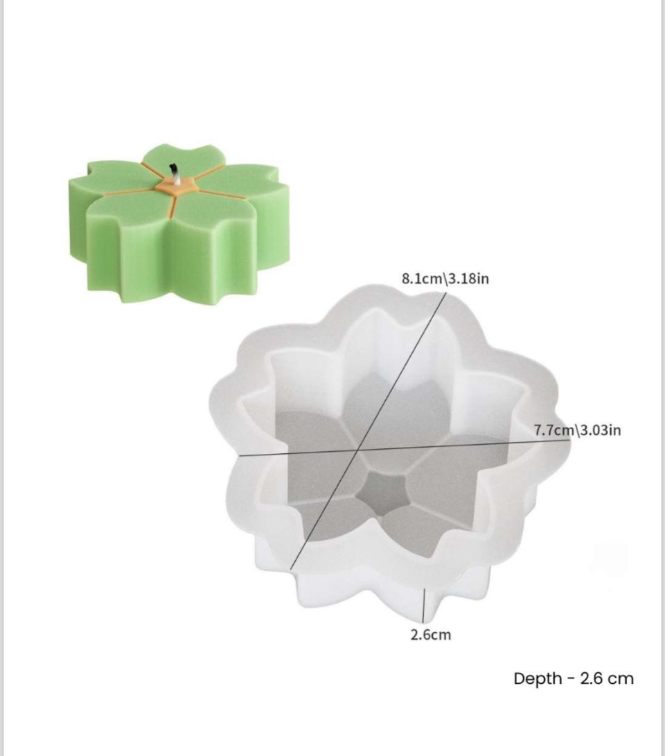 Cherry Blossom flower candle mould