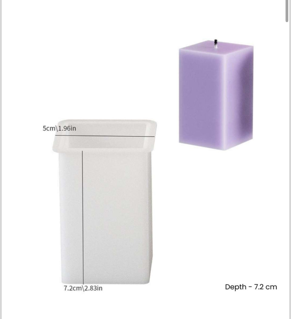 Square pillar candle mould