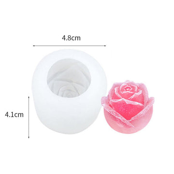 Rose Flower Candle Mould