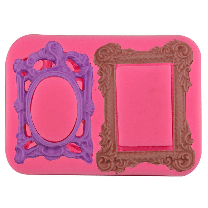 Oval And Rectangle Vintage Frame Mould