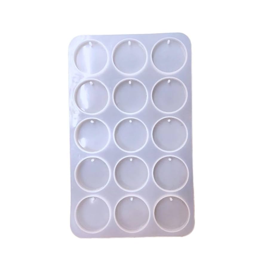With hole 15 cavity 2 inch round mould