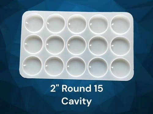 With hole 15 cavity 2 inch round mould