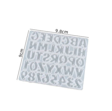 Mini alphabet charm mould