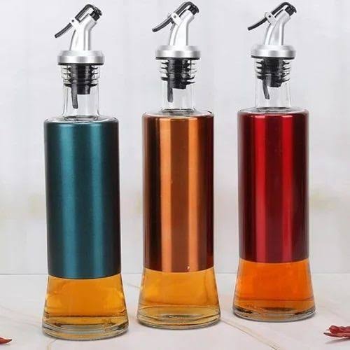 Glass oil control pot