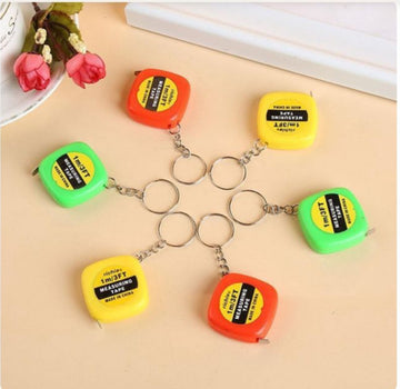 Key ring measure tape