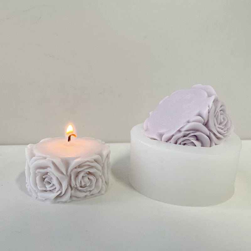 Rose Flower Candle Mould