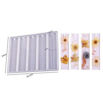 5 Cavity Book Mark Mould