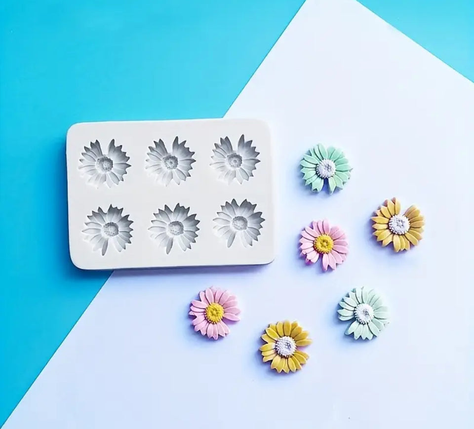 3D daisy flower mould