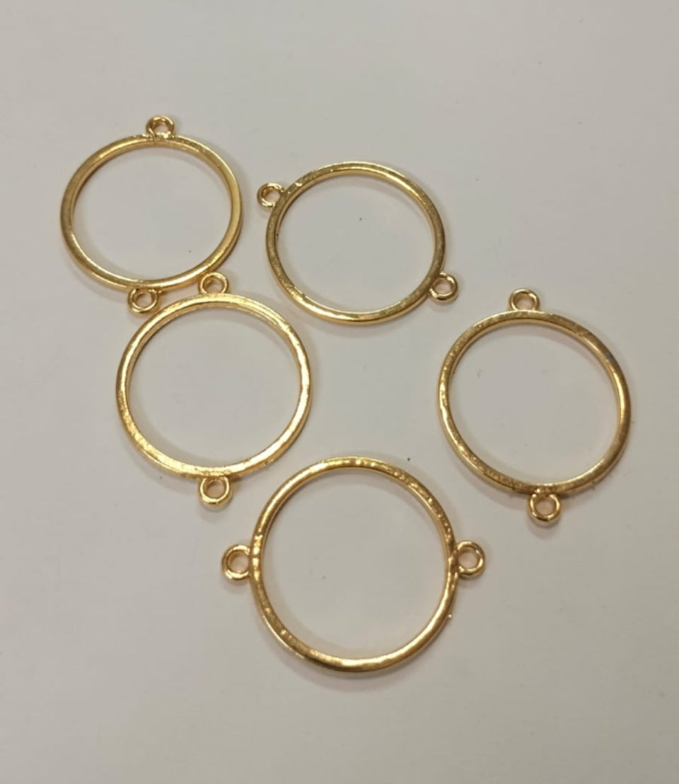 Big size rakhi or bracelet bezel round