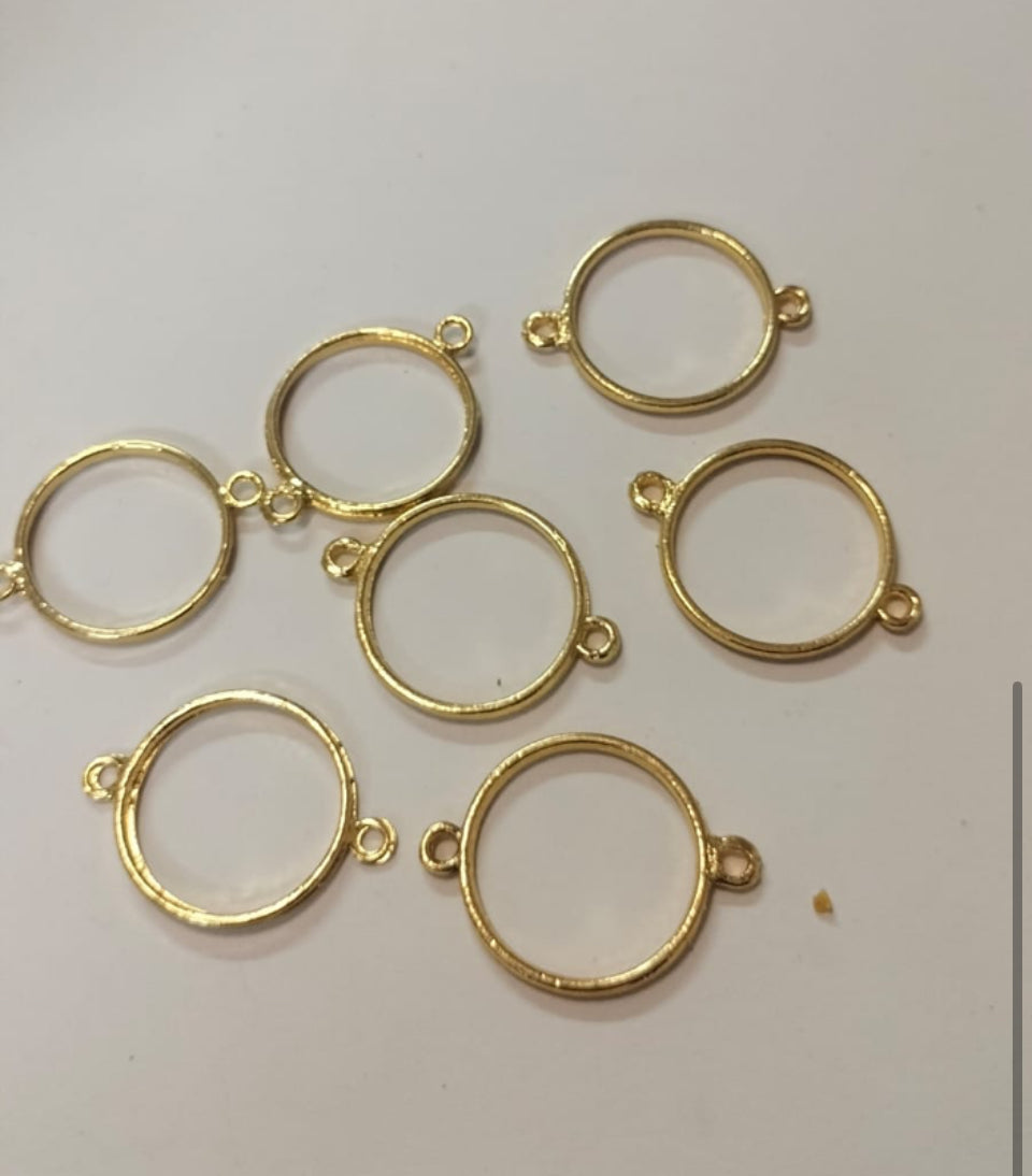 Big size rakhi or bracelet bezel round