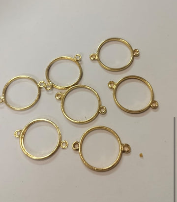 Big size rakhi or bracelet bezel round