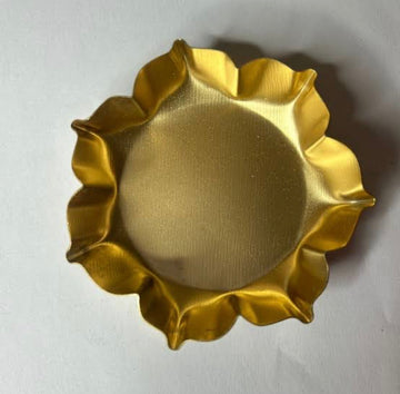 5.5 Inch Metal lotus Urli for Candle