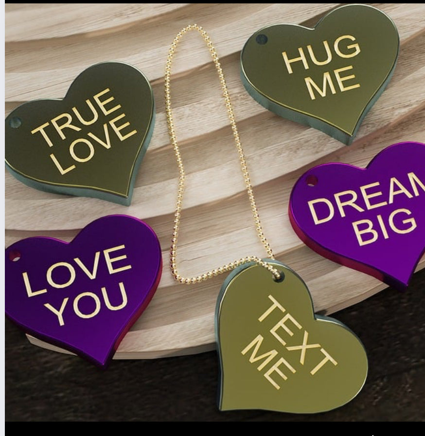 Big Heart Jewelry Keychain or Charm Mould