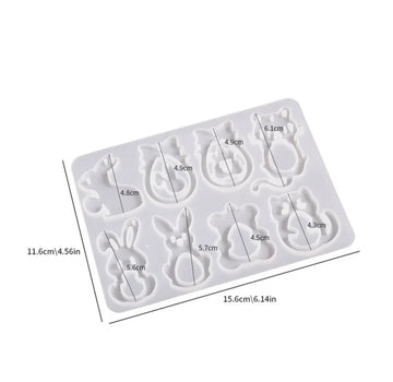 Cartoon Keychain And Earring Mould