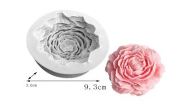 Premium Peony Candle Mould