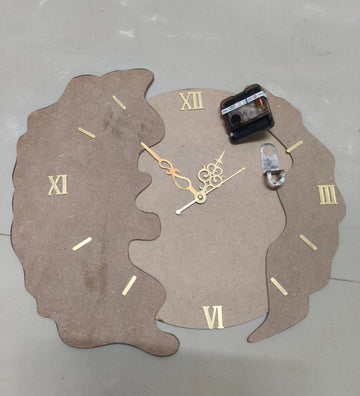 15 inch geode mdf clock set