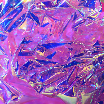 Holographic opal sheet pink